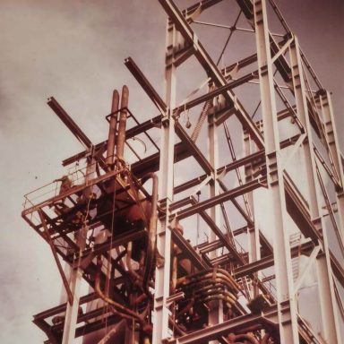 Charpente (Février 1969) S.E.I.F. Usine Grandpuits (LAT Nitrogen Grandpuits)