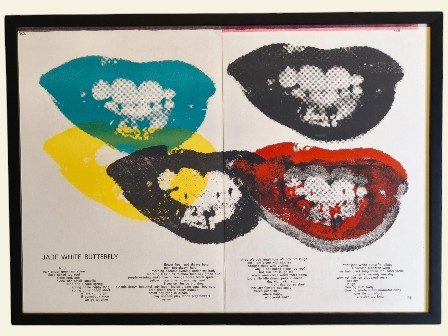 Andy Warhol. M. Monroe i love your kiss forever forever - Jade White Butterfly. 1964 Andy Warhol. M. Monroe i love your kiss forever forever - Jade White Butterfly. 1964