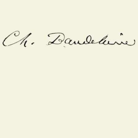 Signature de Charles Baudelaire Signature de Charles Baudelaire