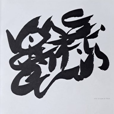 Logogramme Vois ce que je t'écris de Christian Dotremont